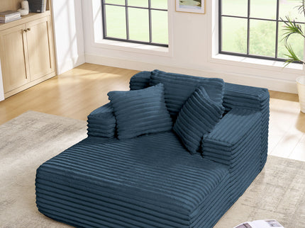 Chaise Lounge Sofa Bed With Deep Seat For Living Room
