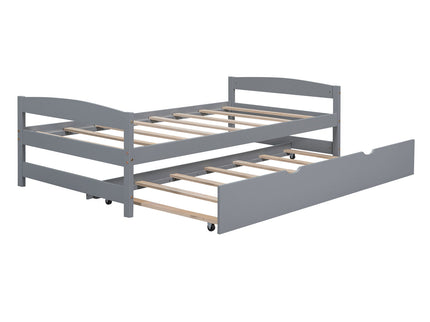 Platform Bed With Trundle