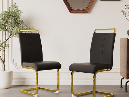 Side Dining Room Chair, Padded Seat High Back