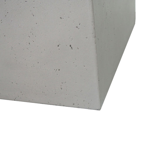Outdoor Patio Square Gas Burning Concrete Fire Pit 40, 000 Btu