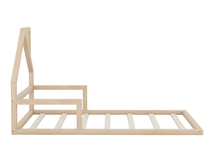 Floor Bed With House Shaped Headboard