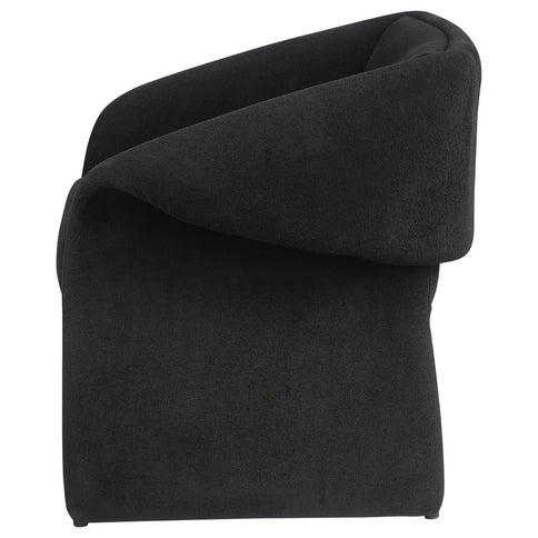 Mcdonald - Upholstered Sloped Arm Accent Chair - Black