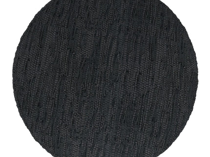 Fredrik - Round Pouf - Black