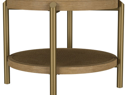 Benson - Round Table With Storage Shelf