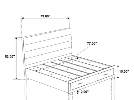 Dulcey - Storage Bed