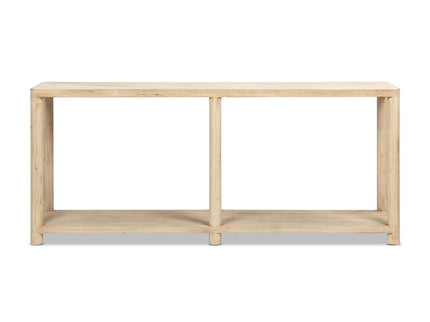 Milo - Console Table With Lower Shelf - Natural