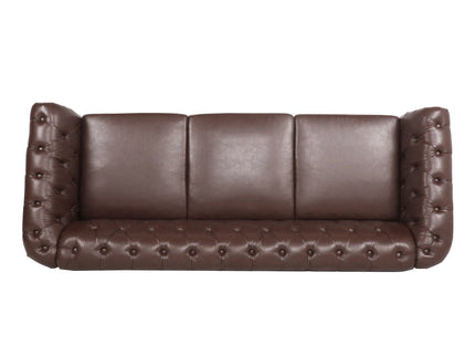 Rolled Arm Chesterfield 3 Seater Sofa