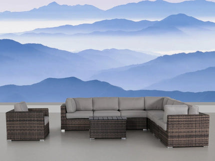 Stylish Entertainment Sectional Set, Outdoor Living