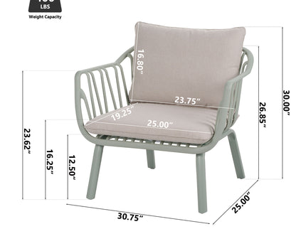 Huron - Outdoor Club Chair (Set of 2)