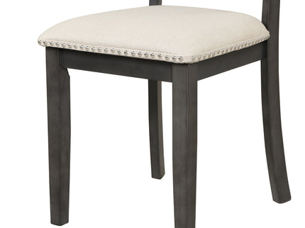 5 Pieces Dining Table And Chairs Set For 4 Persons, Kitchen Room Solid Wood Table With 4 Chairs