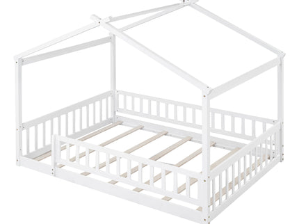 Bed House Bed Frame With Fence