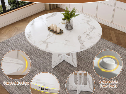 Round Dining Table For 4