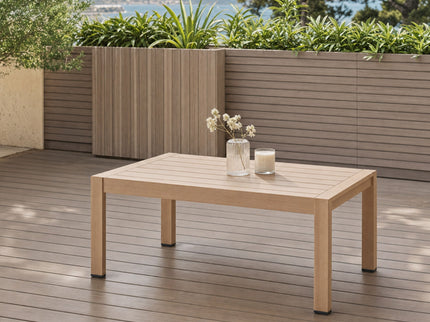 Outdoor Coffee Table - Beige Brown