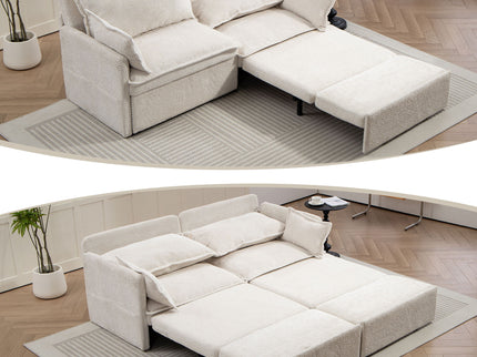 Pull Out Sofa Bed, Convertible Sleeper Sofa Couch, Side Storage, And USB / C - Type Charging Ports Chair