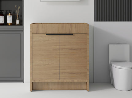 Freestanding Bathroom Vanity Cabinet With Soft Close Doors, Cabinet Only