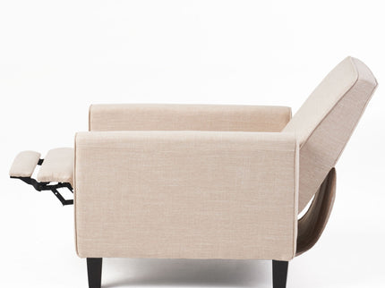 Upholstered Push Back Recliner Chair For Living Room