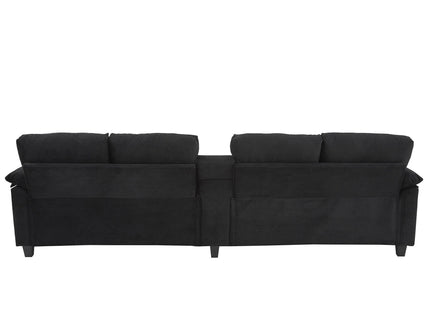 Modern U-Shaped Sectional Sofa With Storage Ottomans