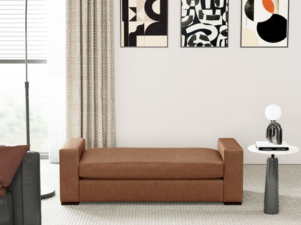 Ottoman With Unique Armrest Design For Living Spaces