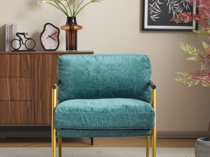 Modern Accent Chair With Cushions, Cozy Seating