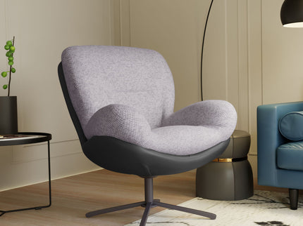 360° Swivel Office Chair, No Wheels