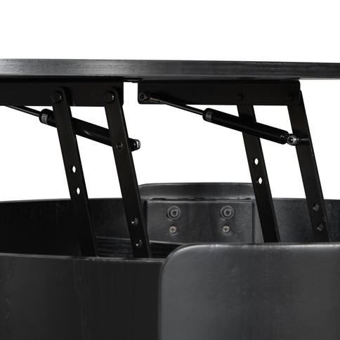 Round Lift Top Coffee Table With Hidden Storage