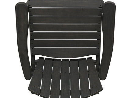 Outdoor Weather Resistant Acacia Wood Adirondack Dining Chairs (Set of 2)