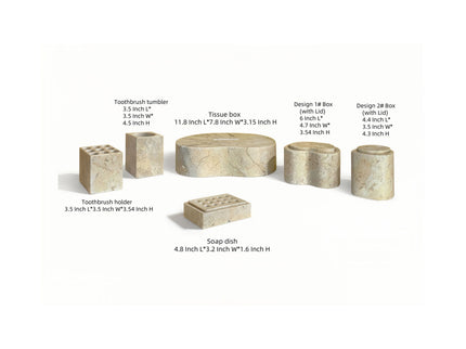 Elegant Bathroom Accessories Set