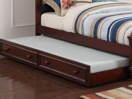 Contemporary Style Bed With Trundle
