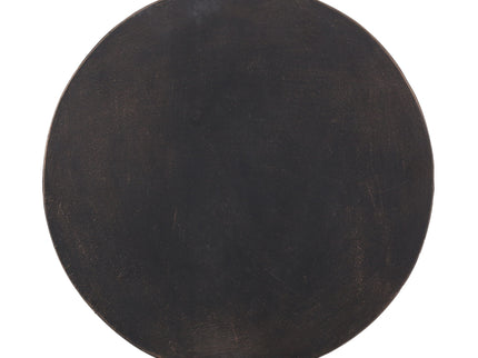 Outdoor End Table With Cutout Handle - Copper
