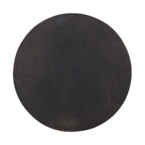 Outdoor End Table With Cutout Handle - Copper