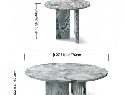 Elegant Coffee Duo Table Set