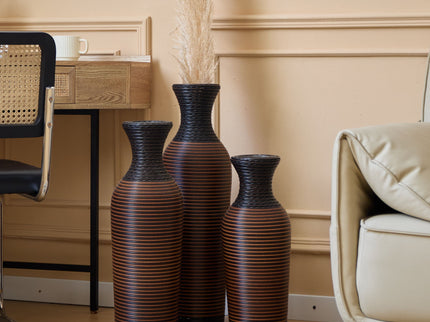 Classic And Neat Floor Vase, High Independent Flower Stand (Set of 3)