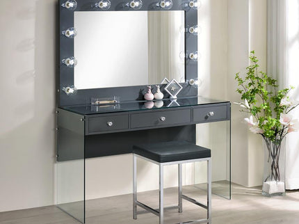 Upholstered Square Vanity Stool