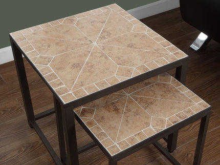 Nesting Table, Space-Saving Design Transitional (Set of 2)