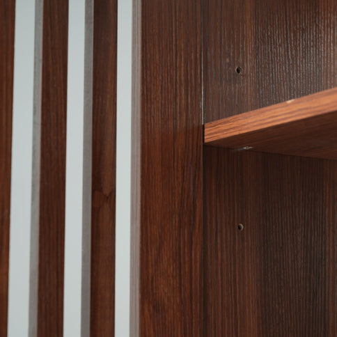 30" Vintage Bathroom Vanity With Ceramic Sink, Modern Bathroom Vanity Cabinet With 2 Soft Close Doors, Equpiied With 4 Sturdy Iron Legs - Antique Dark Brown