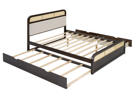 Platform Bed With Trundle And 2 Drawers
