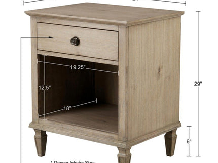 Victoria - Nightstand With Open Storage