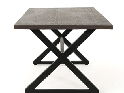 Rolando - Outdoor Aluminum Dining Table With Steel Frame