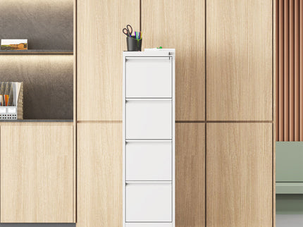 Drawer Metal Locking Vertical File Cabinet With Wheels Heavy Duty Lockable Storage