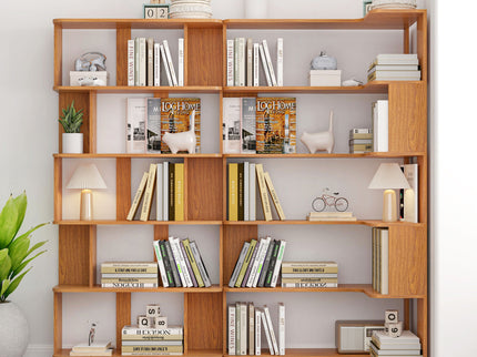 L-Shaped Design Corner Bookshelf