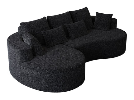 Curved Oversized Sectional Sofa With Extra Deep Seat