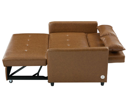 Convertible Sleeper Sofa Bed With 3 USB Ports