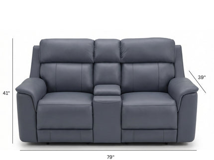 Oslo - Dual Power Reclining Loveseat With Console