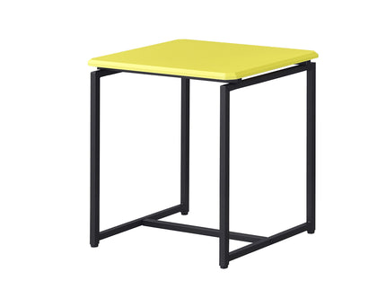 GT - 3 Piece Carbon Fiber Wrap Coffee Table And End Table (Set of 3)