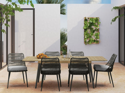 Beachside - Outdoor Extendable Dining Table - Light Teak