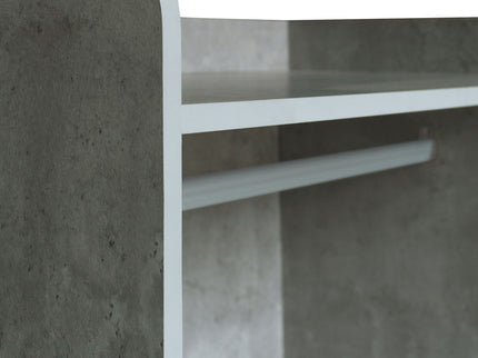 Open Wardrobe Storage For Bedroom