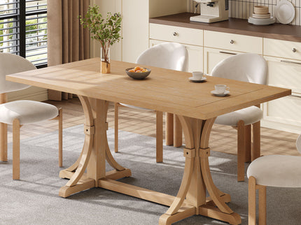 Dining Table With Trestle Base