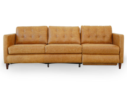 Christopher - Electric Inclining Sofa Left Facing - Tan