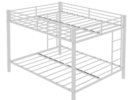 Bunk Bed For Kids, Convertible Frame With Ladders & Guardrail