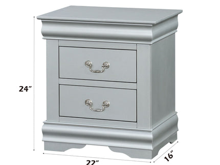 Louis Philippe III - Sleek Design Nightstand